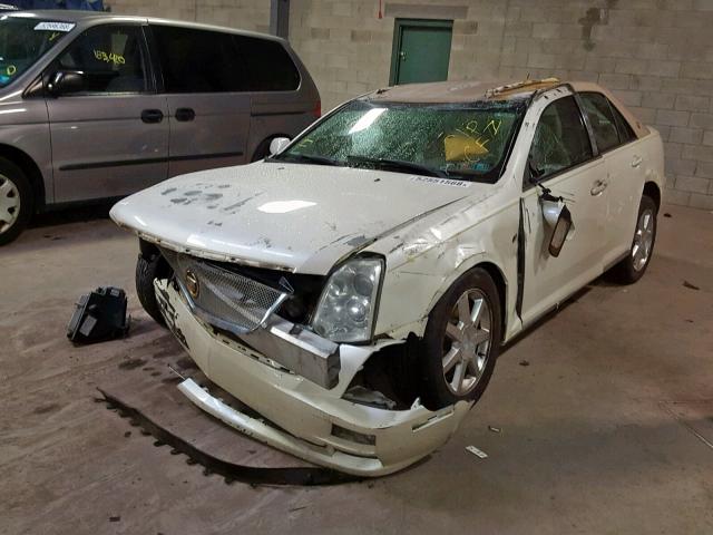 1G6DC67A250195782 - 2005 CADILLAC STS WHITE photo 2