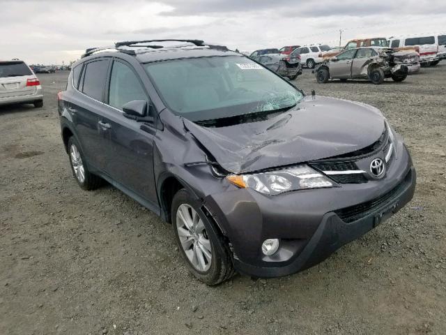 2T3DFREV9DW090615 - 2013 TOYOTA RAV4 LIMIT GRAY photo 1