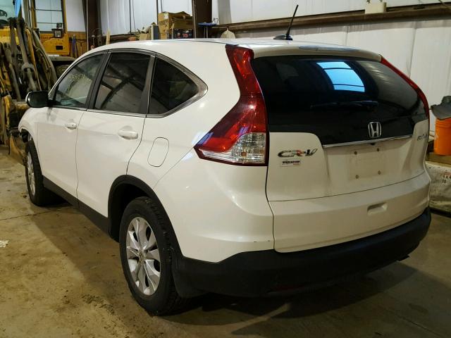 2HKRM4H71EH122025 - 2014 HONDA CR-V EXL WHITE photo 3