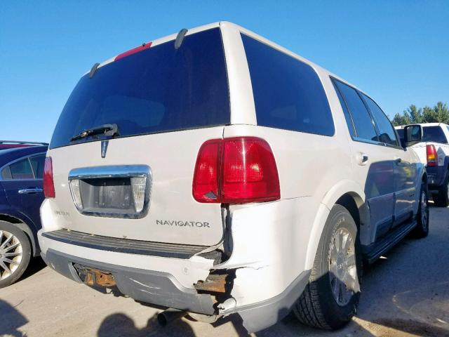 5LMFU28R24LJ41887 - 2004 LINCOLN NAVIGATOR CREAM photo 4