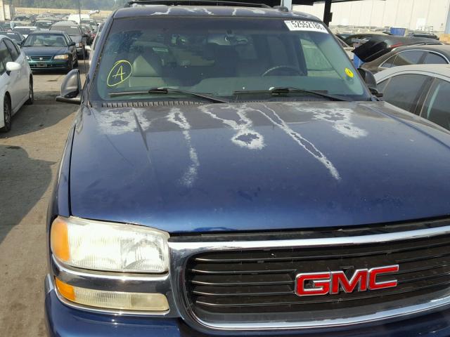 1GKFK16T33J314708 - 2003 GMC YUKON XL K BLUE photo 9