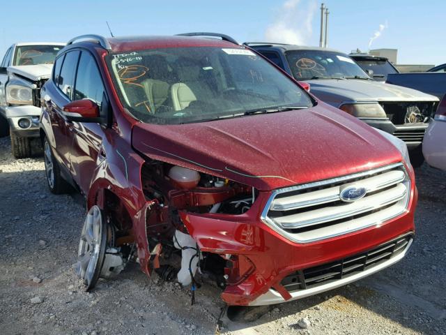 1FMCU9J91JUB83188 - 2018 FORD ESCAPE TIT RED photo 1