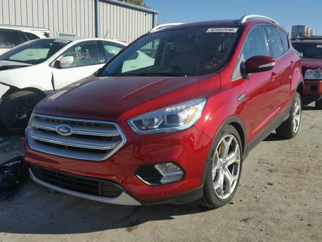 1FMCU9J91JUB83188 - 2018 FORD ESCAPE TIT RED photo 2