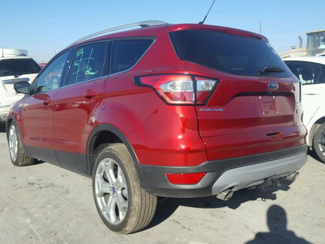 1FMCU9J91JUB83188 - 2018 FORD ESCAPE TIT RED photo 3