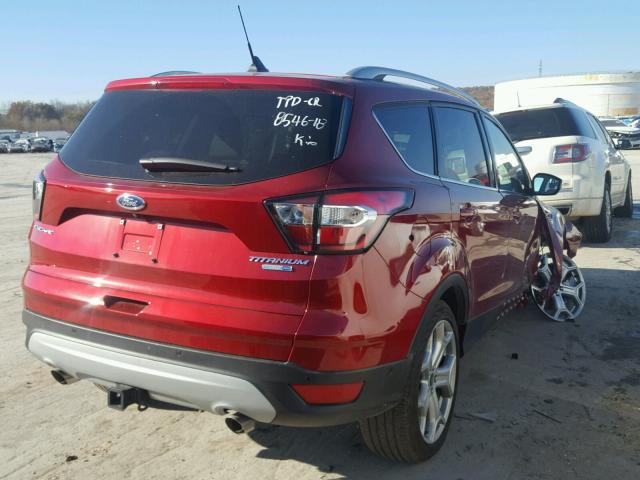 1FMCU9J91JUB83188 - 2018 FORD ESCAPE TIT RED photo 4