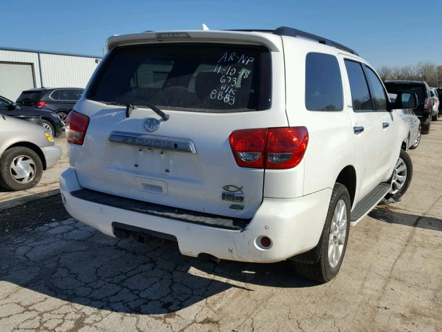 5TDDW5G17DS088883 - 2013 TOYOTA SEQUOIA PL WHITE photo 4