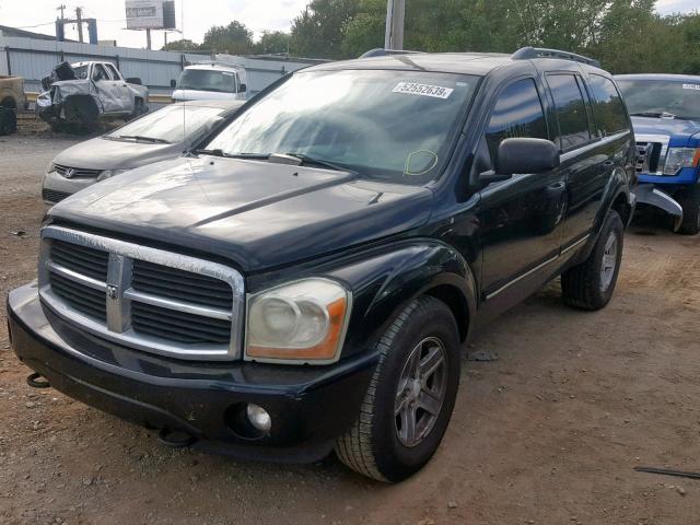 1D8HB58276F130042 - 2006 DODGE DURANGO LI BLACK photo 2