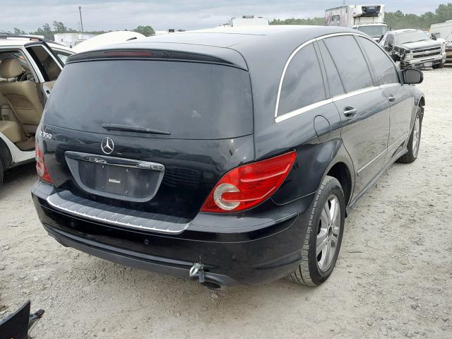 4JGCB56E48A071503 - 2008 MERCEDES-BENZ R 350 BLACK photo 4