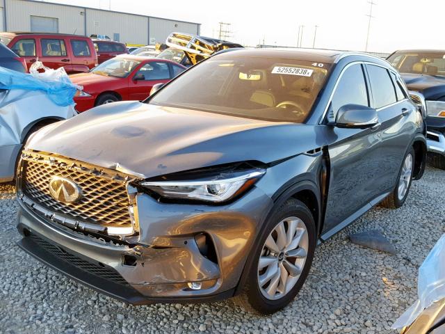 3PCAJ5M16KF102778 - 2019 INFINITI QX50 ESSEN GRAY photo 2