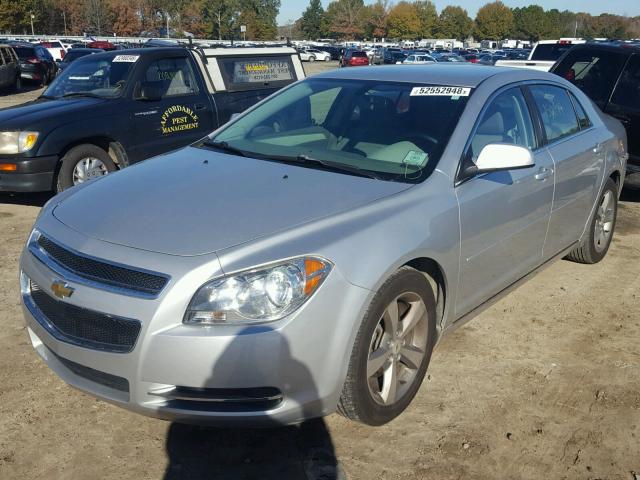 1G1ZC5EU5BF344584 - 2011 CHEVROLET MALIBU 1LT SILVER photo 2