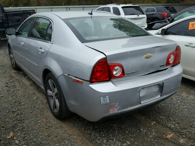 1G1ZC5EU5BF344584 - 2011 CHEVROLET MALIBU 1LT SILVER photo 3