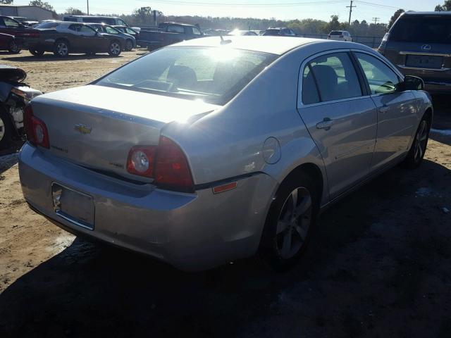 1G1ZC5EU5BF344584 - 2011 CHEVROLET MALIBU 1LT SILVER photo 4