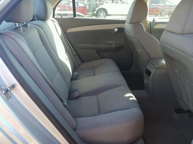 1G1ZC5EU5BF344584 - 2011 CHEVROLET MALIBU 1LT SILVER photo 6