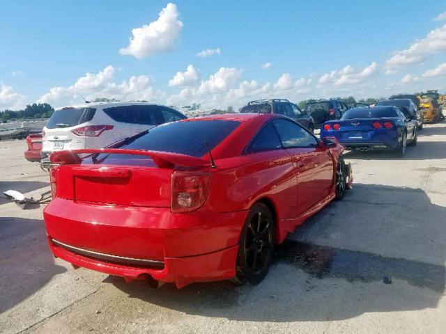 JTDDY32TXY0030962 - 2000 TOYOTA CELICA GT- RED photo 4