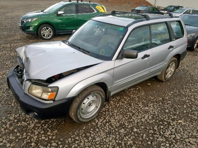 JF1SG65674H747872 - 2004 SUBARU FORESTER 2 SILVER photo 2