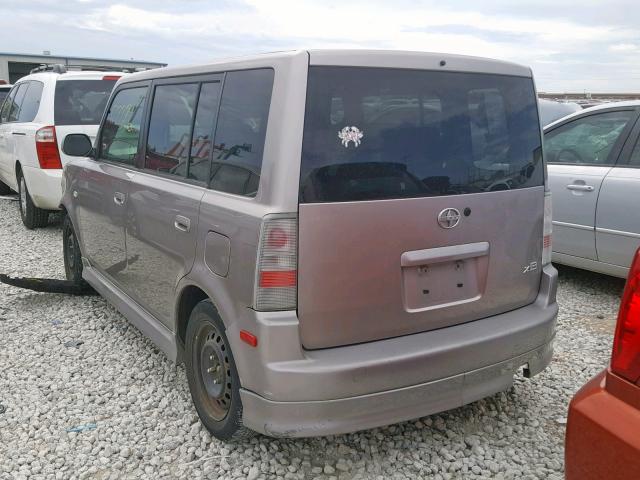 JTLKT324540152870 - 2004 TOYOTA SCION XB 灰色 照片 3