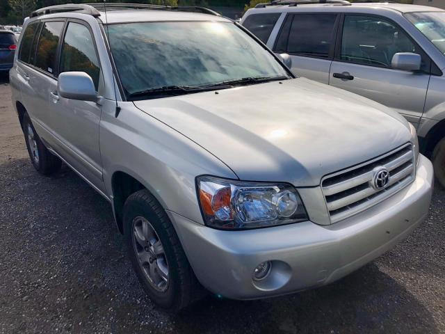 JTEHP21A370231658 - 2007 TOYOTA HIGHLANDER SILVER photo 1
