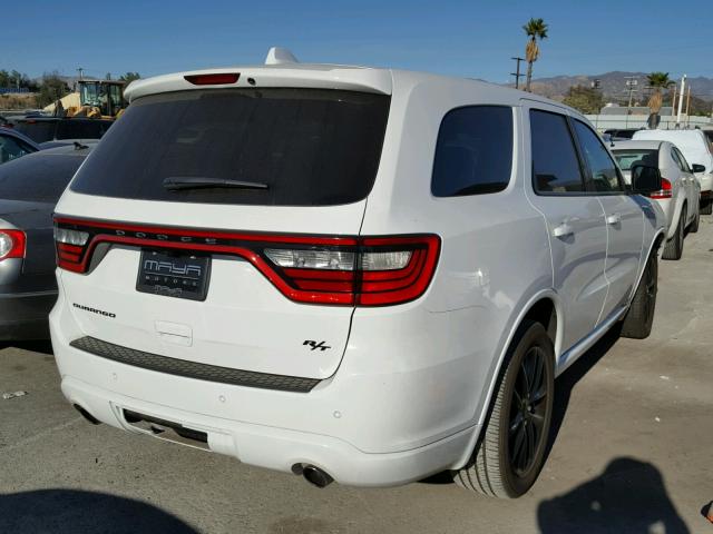 1C4SDHCT2JC132890 - 2018 DODGE DURANGO R/ WHITE photo 4