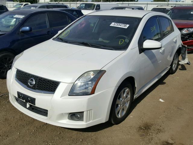 3N1AB6AP6AL674142 - 2010 NISSAN SENTRA 2.0 WHITE photo 2