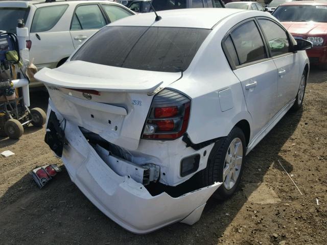 3N1AB6AP6AL674142 - 2010 NISSAN SENTRA 2.0 WHITE photo 4