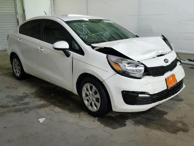 KNADM4A34H6012843 - 2017 KIA RIO LX WHITE photo 1