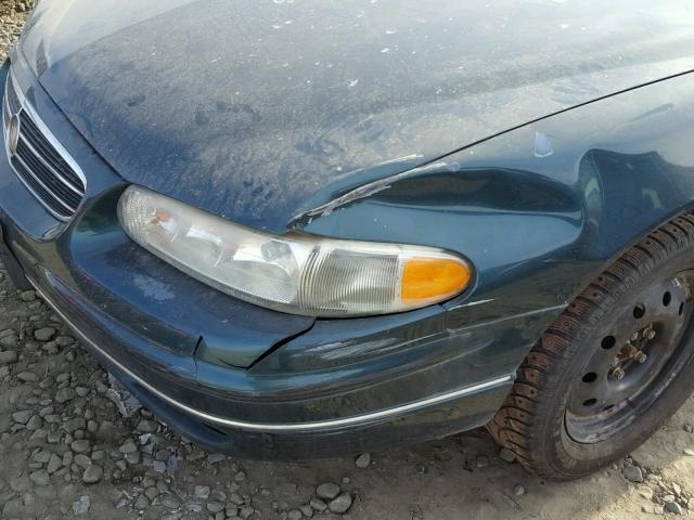 2G4WB52K1W1607694 - 1998 BUICK REGAL LS GREEN photo 10