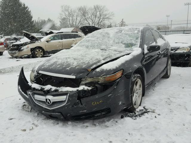 19UUA66205A068666 - 2005 ACURA TL BLACK photo 2