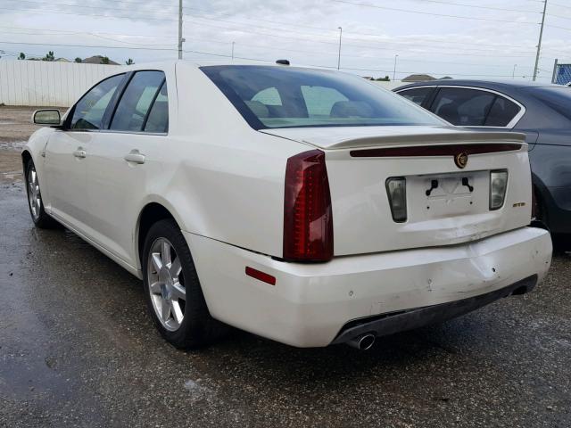 1G6DW677550188496 - 2005 CADILLAC STS WHITE photo 3