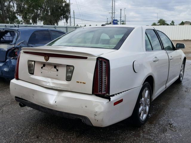 1G6DW677550188496 - 2005 CADILLAC STS WHITE photo 4