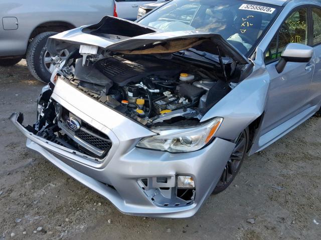 JF1VA1B66G9828222 - 2016 SUBARU WRX SILVER photo 9