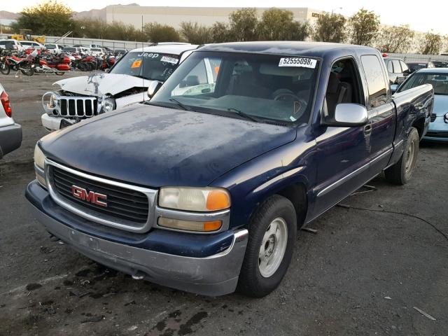 1GTEC19T61Z150563 - 2001 GMC NEW SIERRA BLUE photo 2