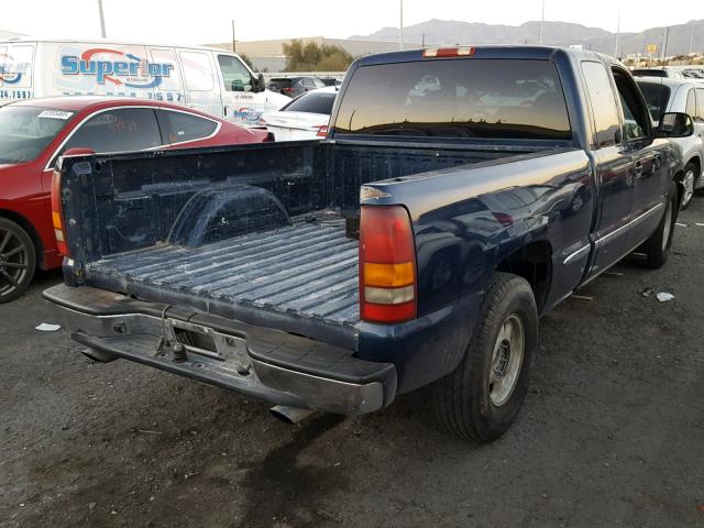 1GTEC19T61Z150563 - 2001 GMC NEW SIERRA BLUE photo 4