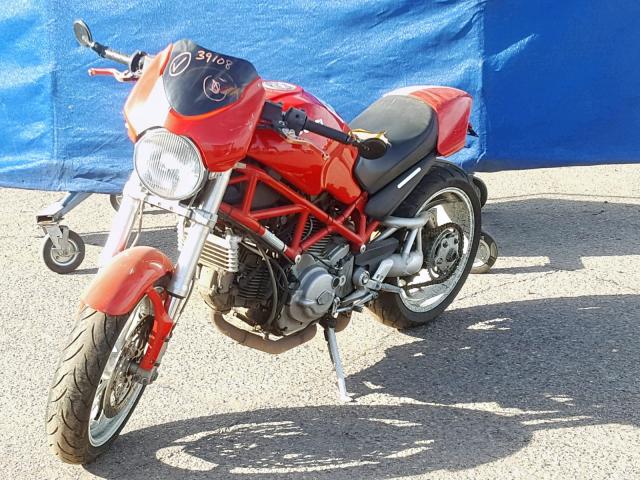 ZDM1RAAN15B070052 - 2005 DUCATI MONSTER S2 RED photo 2