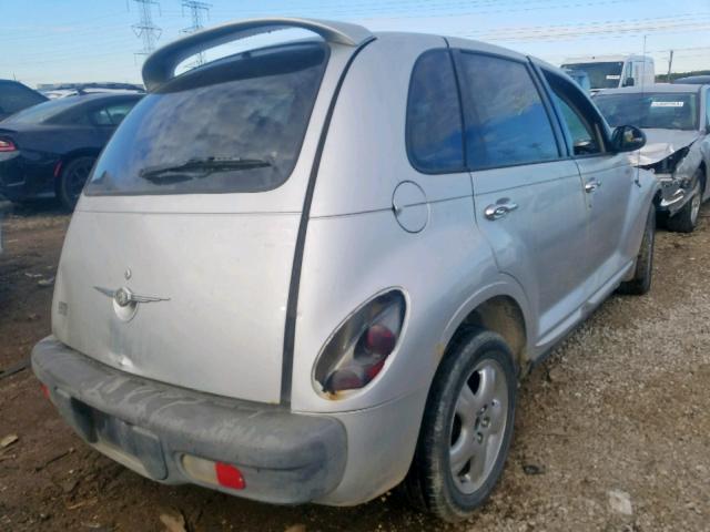 3C8FY4BB91T306934 - 2001 CHRYSLER PT CRUISER SILVER photo 4