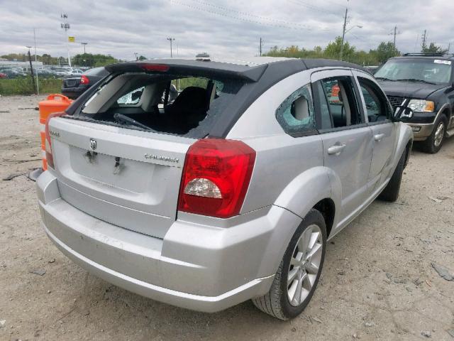 1B3CB5HA5BD214657 - 2011 DODGE CALIBER HE SILVER photo 4