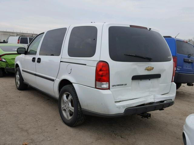 1GNDV231X7D175322 - 2007 CHEVROLET UPLANDER L WHITE photo 3