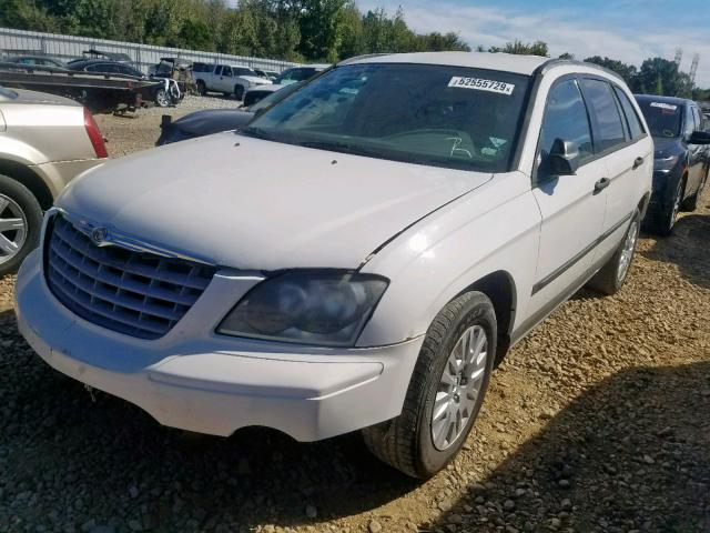 2C4GM48L55R409357 - 2005 CHRYSLER PACIFICA WHITE photo 2