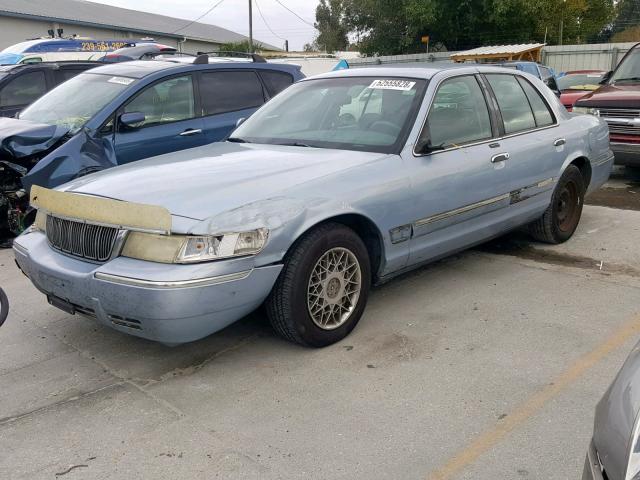 2MEFM74W61X665914 - 2001 MERCURY GRAND MARQ BLUE photo 2