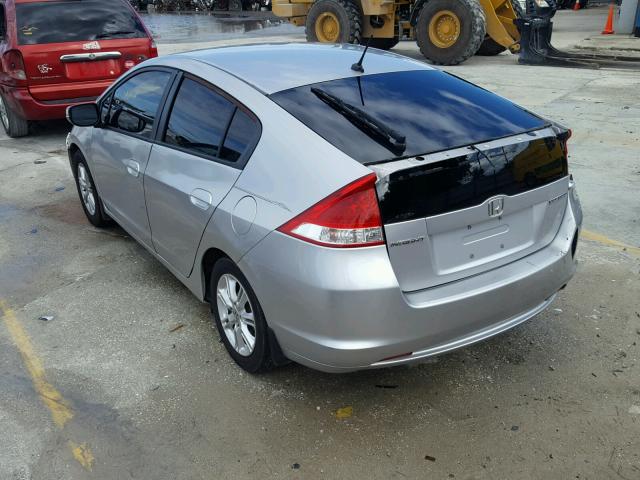 JHMZE2H71AS038363 - 2010 HONDA INSIGHT EX SILVER photo 3