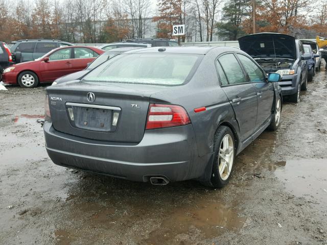 19UUA66208A049183 - 2008 ACURA TL GRAY photo 4