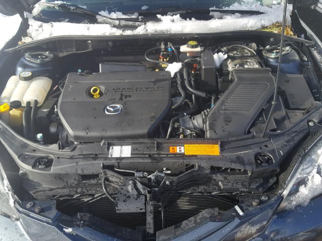 JM1BK344181144440 - 2008 MAZDA 3 HATCHBAC GRAY photo 7