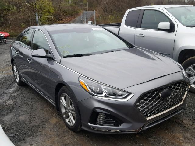 5NPE34AF8JH683299 - 2018 HYUNDAI SONATA SPO GRAY photo 1