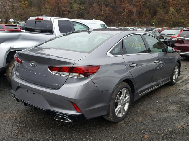 5NPE34AF8JH683299 - 2018 HYUNDAI SONATA SPO GRAY photo 4