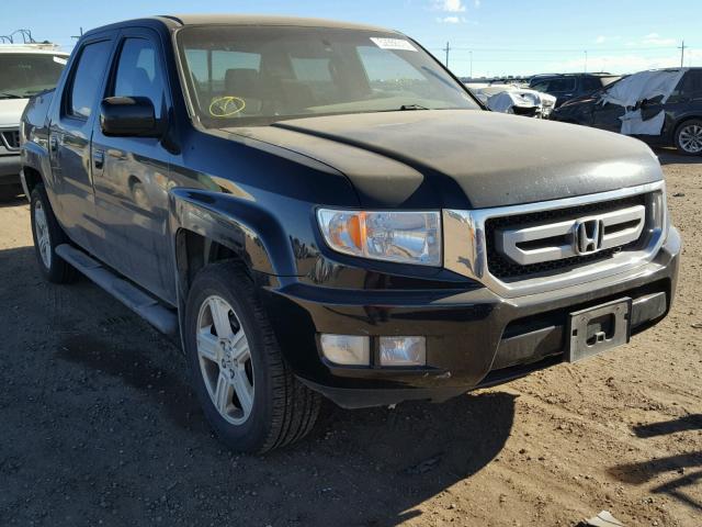 5FPYK1F59BB009300 - 2011 HONDA RIDGELINE BLACK photo 1