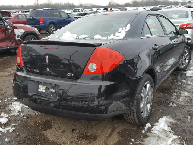 1G2ZH57N984180053 - 2008 PONTIAC G6 GT BLACK photo 4