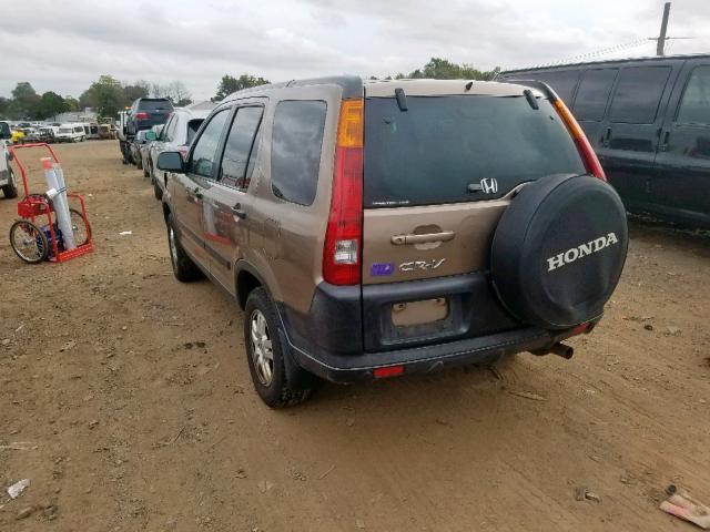 SHSRD78834U249827 - 2004 HONDA CR-V EX BROWN photo 3