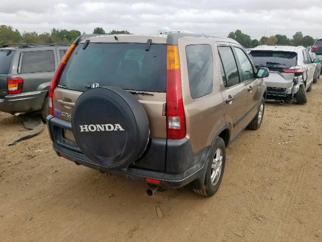 SHSRD78834U249827 - 2004 HONDA CR-V EX BROWN photo 4