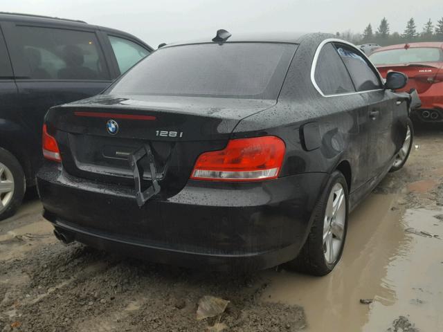 WBAUP7C5XCVP22254 - 2012 BMW 128 I BLACK photo 4