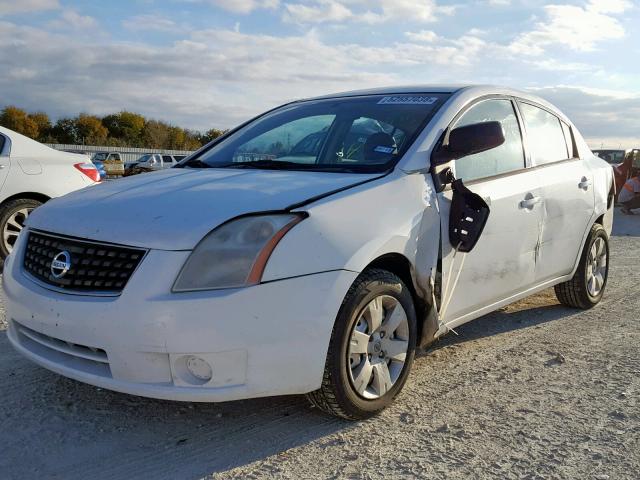 3N1AB61E38L720051 - 2008 NISSAN SENTRA 2.0 WHITE photo 2