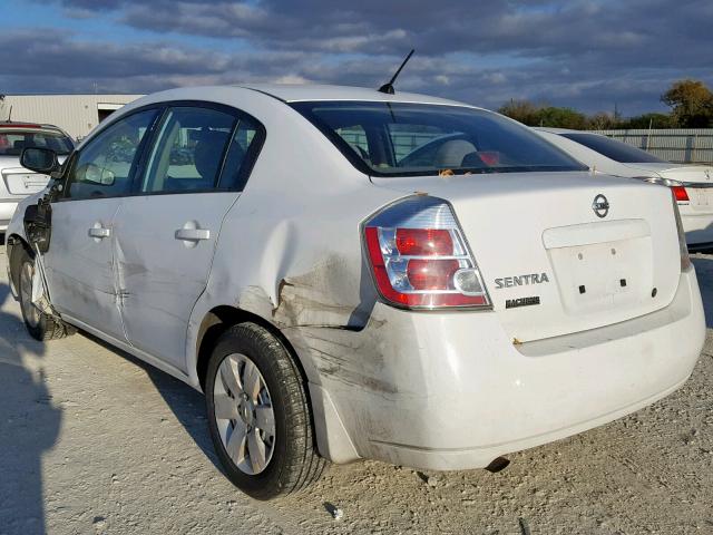 3N1AB61E38L720051 - 2008 NISSAN SENTRA 2.0 WHITE photo 3